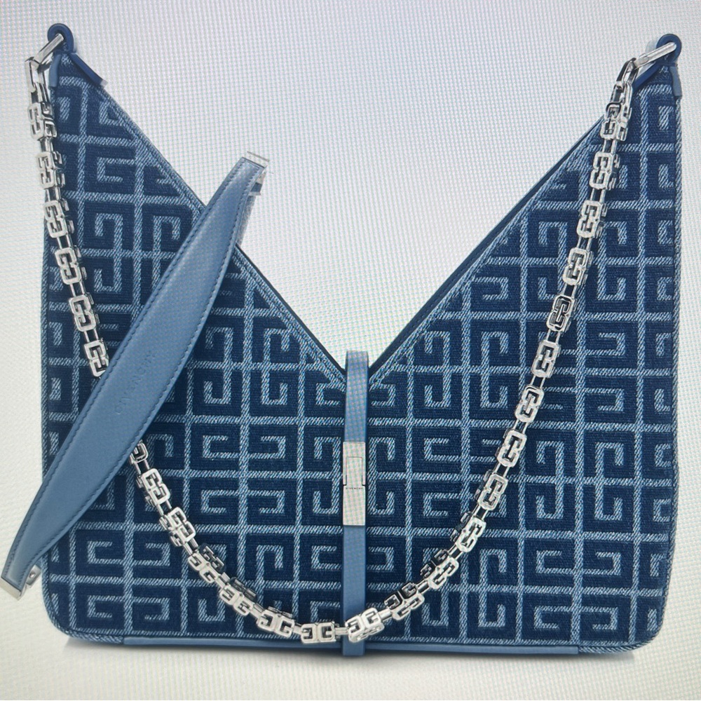 Givenchy denim cutout shoulder bag